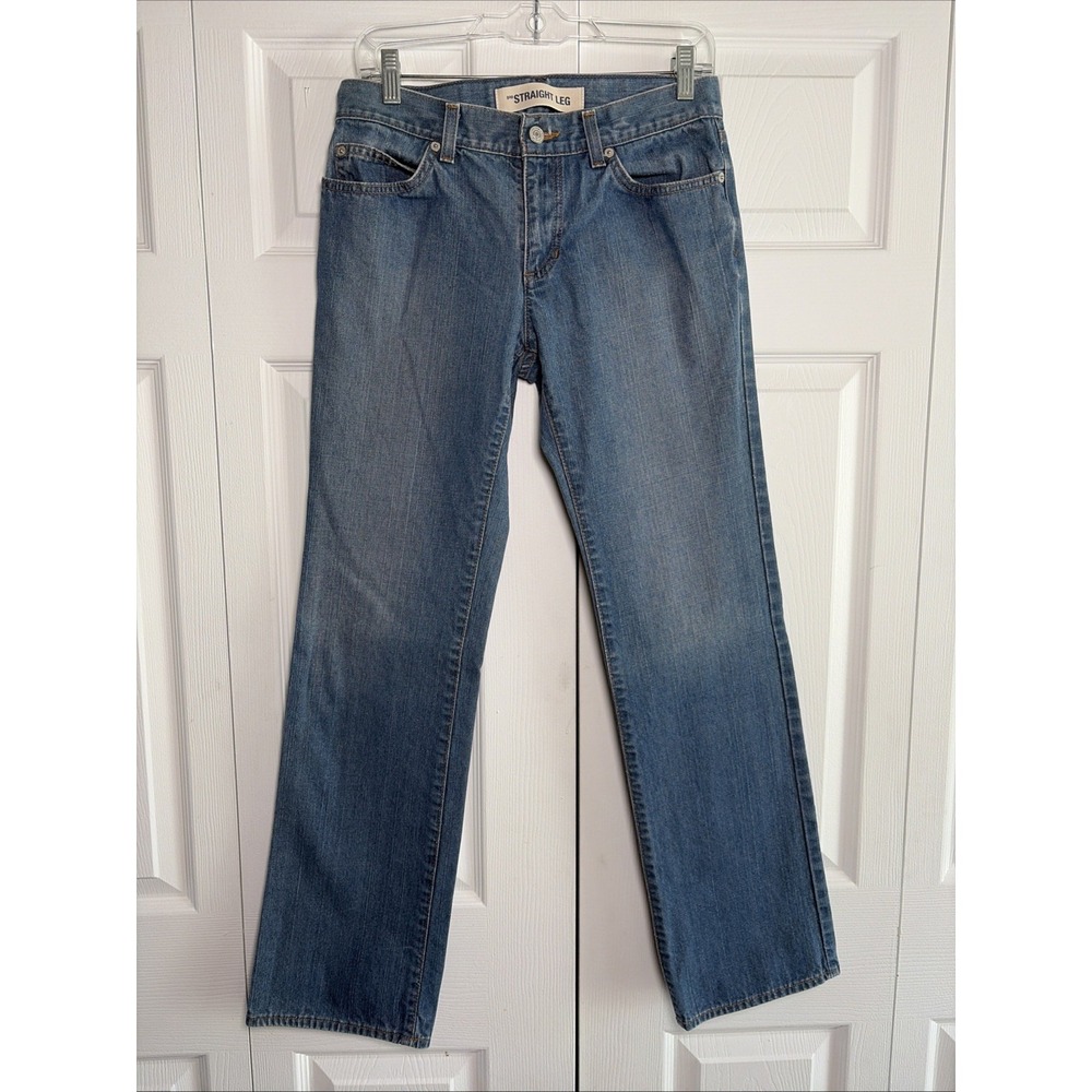 Gap Straight Leg‎ Jeans Size 6 Blue Vintage Y2K Denim 10 Cotton Made in USA